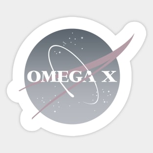 OMEGA X (NASA) Sticker